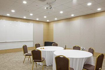hotel meeting room interior in seoul, korea.