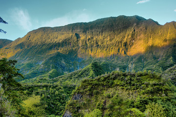 Fototapeta na wymiar Pejzaż interioru Tahiti 