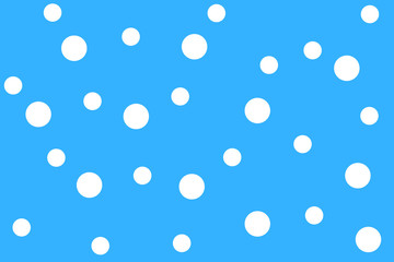 水玉模様・もしくは雪の降る背景