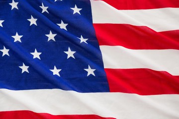 Close-up of an American flag