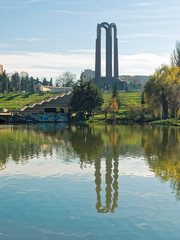 The mausoleum in Carol Park, Bucharest, was inaugurated on 30 December 1963