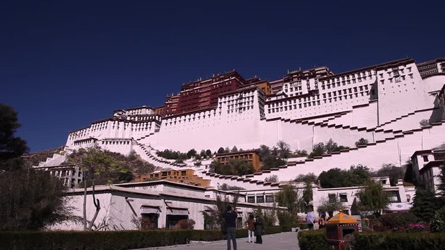 Potala Palace, Lhasa, Tibet. Detail