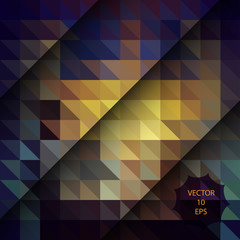 Obraz premium Polygon shapes background, low ply triangles mosaic, vector design, creative background, templates design.