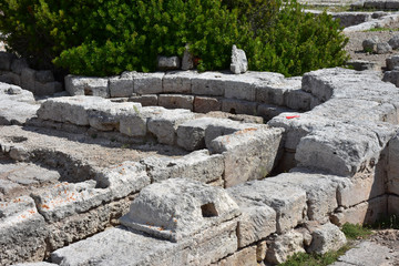 Italy, Puglia, Egnazia. XVth century BC. Archaeological area of the city of Puglia. 