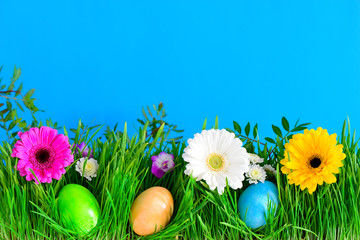 Easter greeting card template