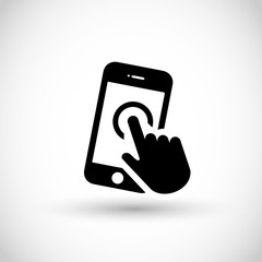 Smartphone icon vector - 184417194