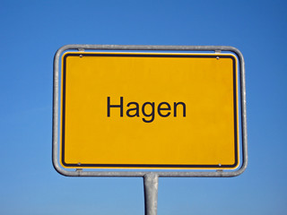 ortseingangsschild hagen