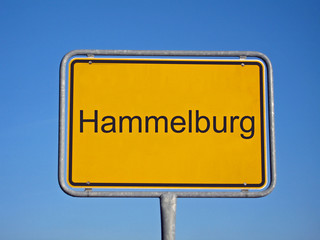 ortseingangsschild hammelburg
