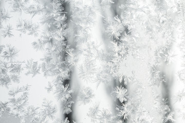Obraz premium frozen ice crystal in detail