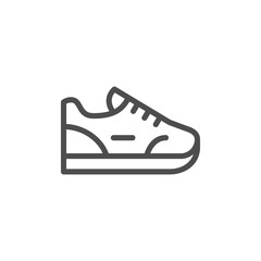 Sneaker line icon
