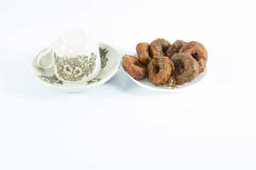 sweet potatoes doughnut eat with coffee  for hitea