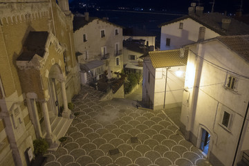 Rivisondoli (Abruzzi) by night