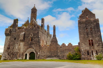 Fototapeta na wymiar Dromore Castle in Co. Limerick, Ireland