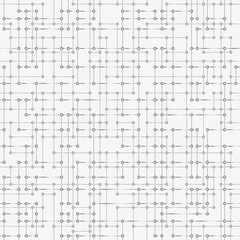 Messy connected dots seamless background.