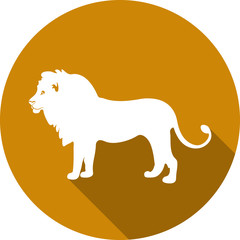 lion round icon