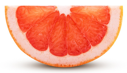 Grapefruit citrus fruit slice
