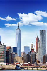 New York City panorama with skyline
