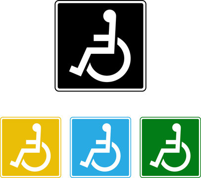 Handicap Signage Design, Disabled