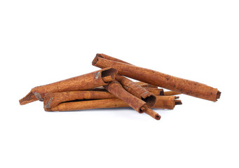 cinnamon isolated on white background