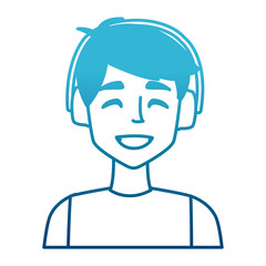 Young man with earmuffs