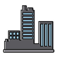 City buildings symbol