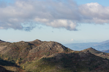 Mountains and sky