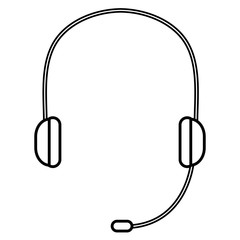 headset device isolated icon