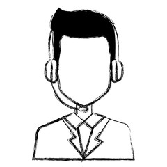 call center agent avatar character vector illustration design