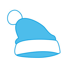 Obraz premium Winter hat clothes icon vector illustration graphic design
