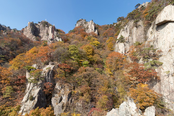 Chunbuk Wanju's foliage spot Daedun mountain climbing
