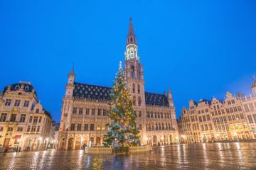 Fototapeta na wymiar The Grand Place in old town Brussels, Belgium
