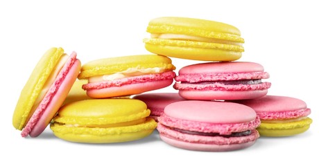 French macaroons .Dessert