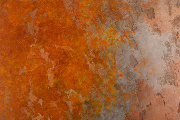 Rusty background with stains and scratches