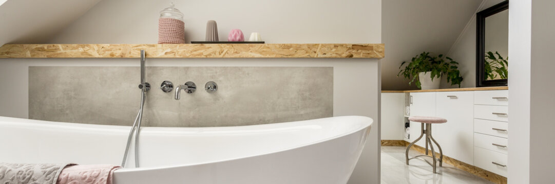 Bathroom With Dressing Table