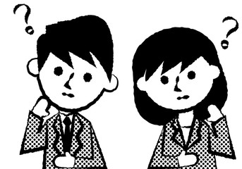 会社員　上半身　考える