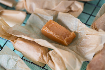 salted caramel candies
