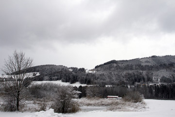 Montagne innevate di Salisburgo