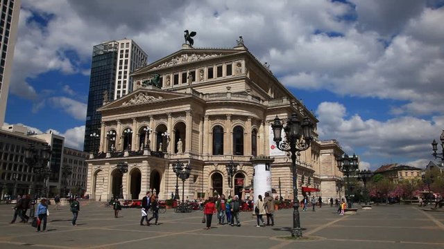 The Alte Oper - a concert hall and former opera house in Frankfurt am Main, Germany