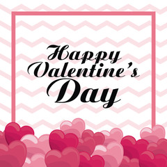 Happy valentines day icon vector illustration graphic design