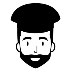 taxi driver with hat