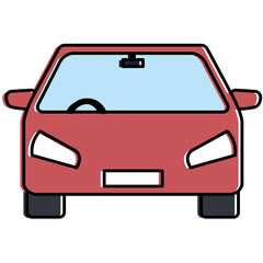 car vehicle isolated icon