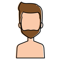 young man shirtless avatar character