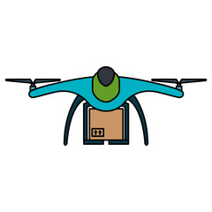 drone technology with box