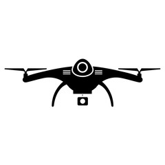 Naklejka na ściany i meble drone technology with camera vector illustration design