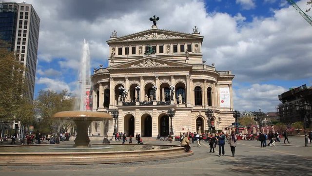 The Alte Oper - a concert hall and former opera house in Frankfurt am Main, Germany
