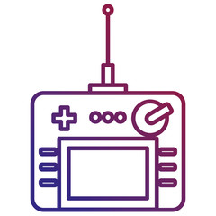 drone remote control icon vector illustration design