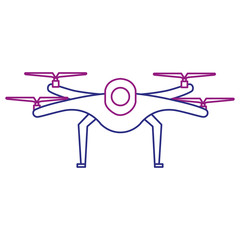 drone technology isolated icon vector illustration design