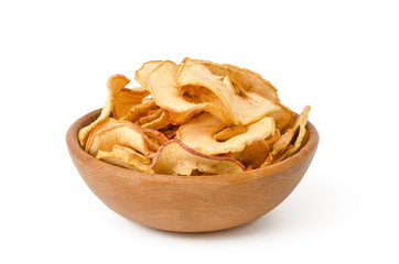 Getrocknete Apfelringe, Schale