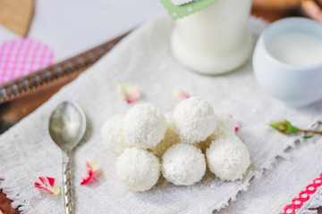 Breakfast in bed on Valentine's day