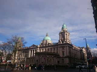 Fototapeta na wymiar Belfast city Hall Northern Ireland